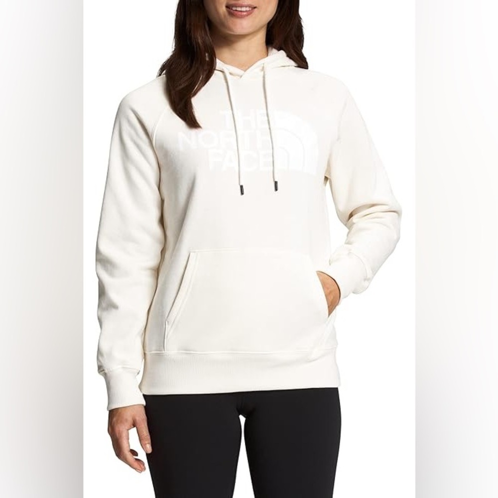 NWOT - The North Face - Hoodie in Cream With NF
Silver Logo Size Large